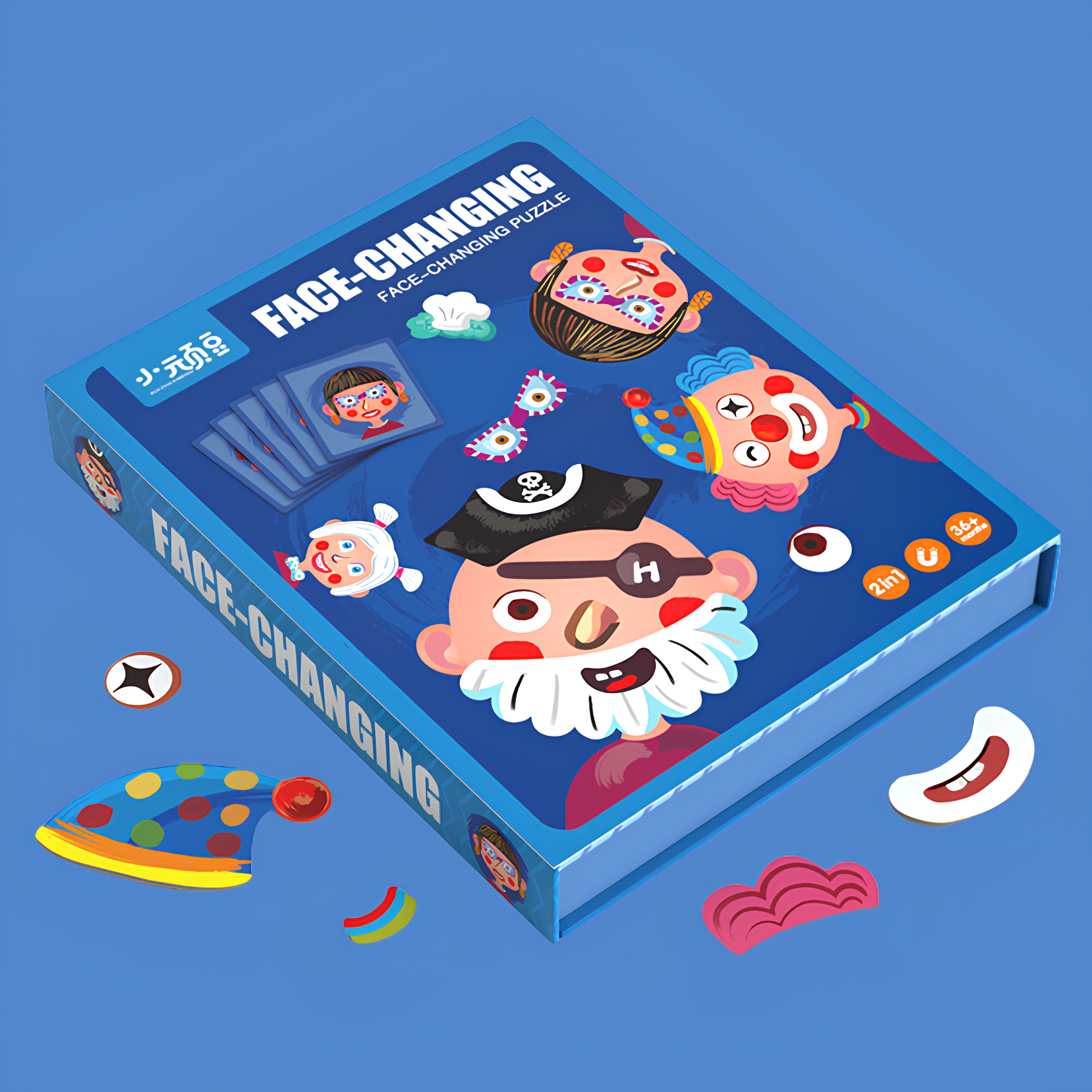 Puzzle Magnetic cu Fețe